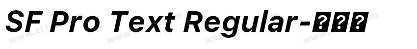 SF Pro Text Regular字体转换